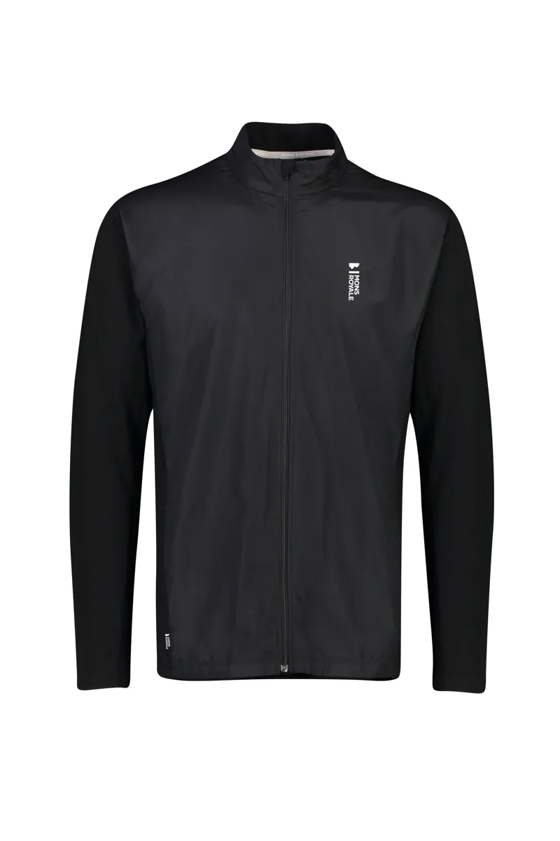 Mons Royale Redwood Wind Jersey Black 